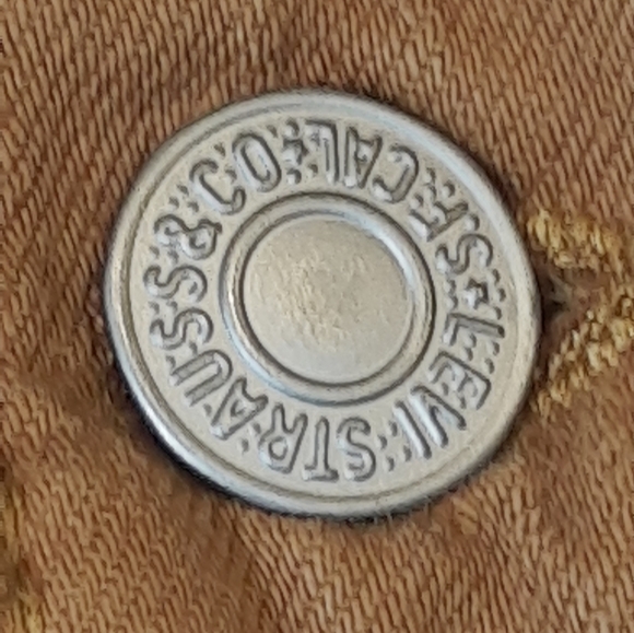 Levi's Men's 505 Regular Fit Jeans Medal Bronze Dark Khaki Size 38x34 - Picture 3 of 14